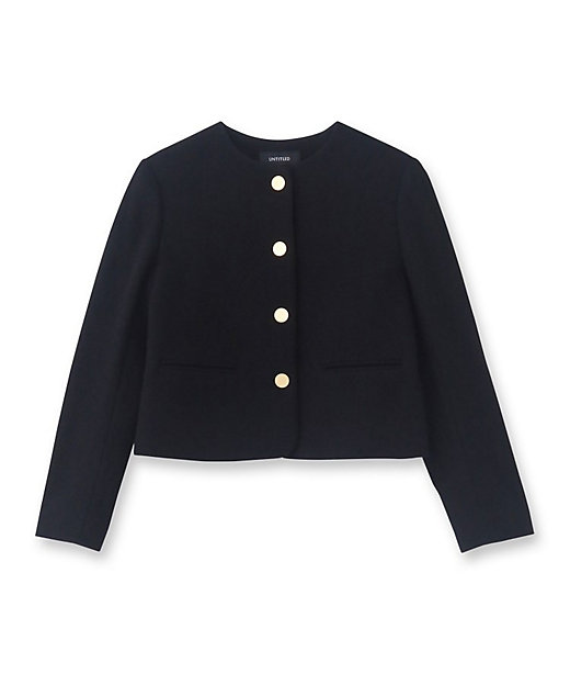 日本製／短ジャケ】ブークレークロップドジャケット