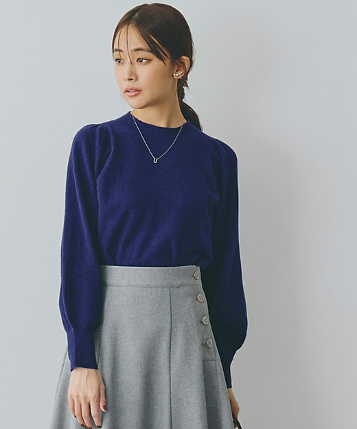 ウールブレンドボリュームスリーブニット（2002377580