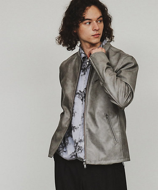 ◇シングルライダースジャケット（2002378263） | tk. TAKEO