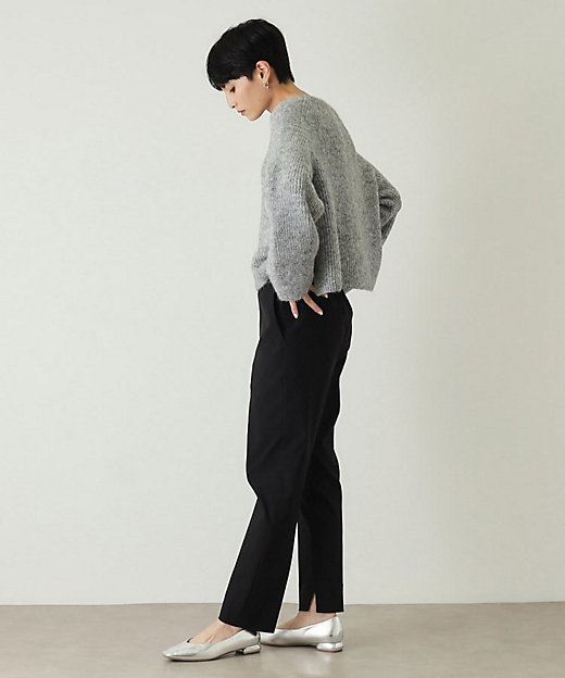 S－LLsize》裏起毛ハイストレッチスティックパンツ【吸湿発熱