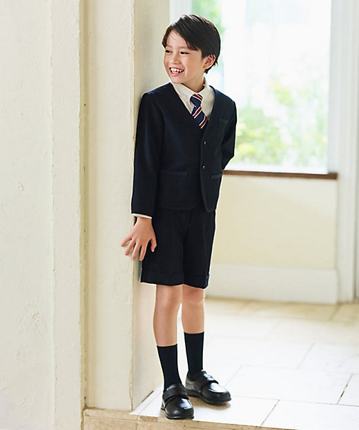 セレモニー】ノーカラージャケット（2002386503） | DESSIN