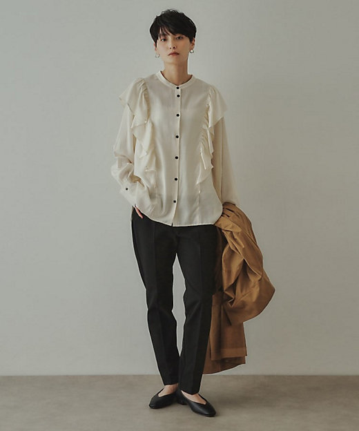 大草直子さんコラボ】ラッフルブラウス（2002387760