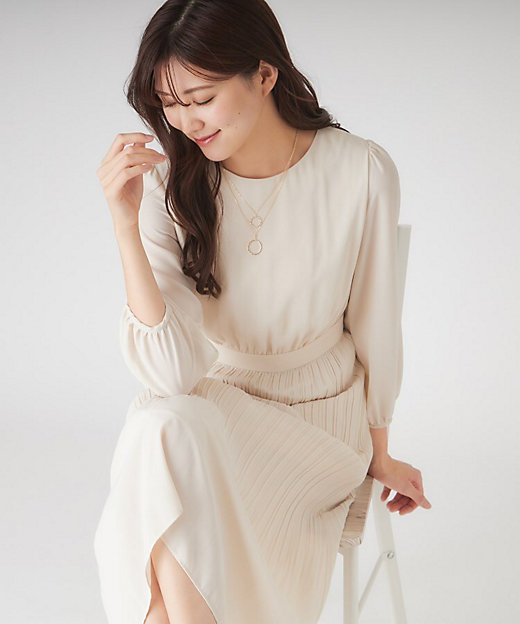 洗える】プリーツワンピース（2002404619） | COUP DE