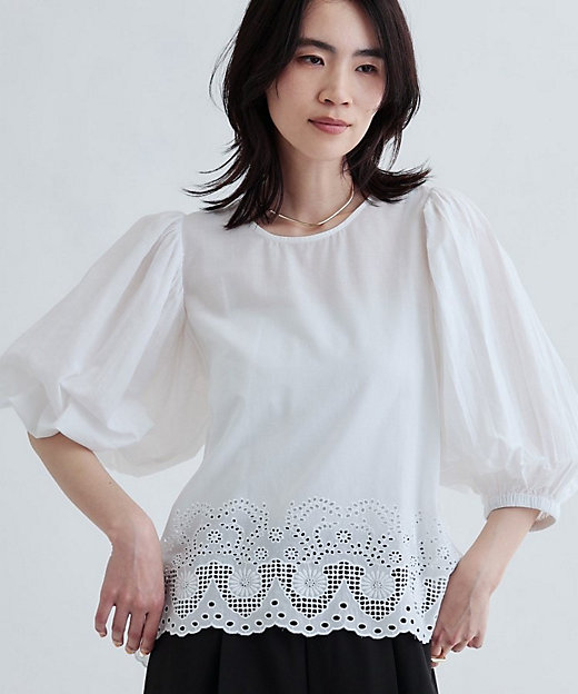 コットンエンブロイダリーブラウス（2002415592） | GALLEST