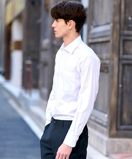 ワイドカラードレスシャツ（2002419685） | DRESSTERIOR