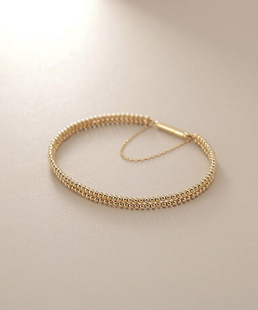 K18丸玉2連マグネット バングル（2002424906