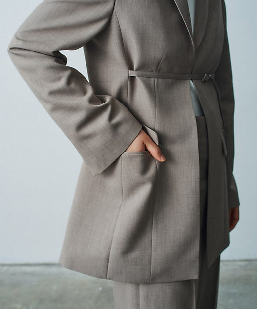 CODE A｜belted chic jacket