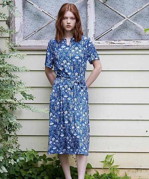 WEB限定／M～LL3サイズ／ジャージ素材】パルテール柄