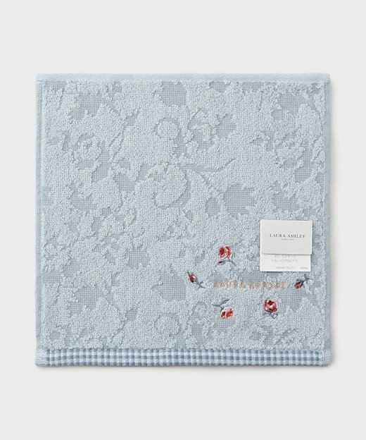 ローザリンド柄 刺繍タオルハンカチ（2002441352） | LAURA