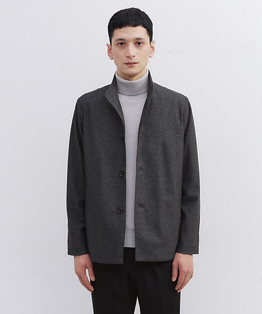 ツイルジャージー イタリアンカラージャケット（2002544560