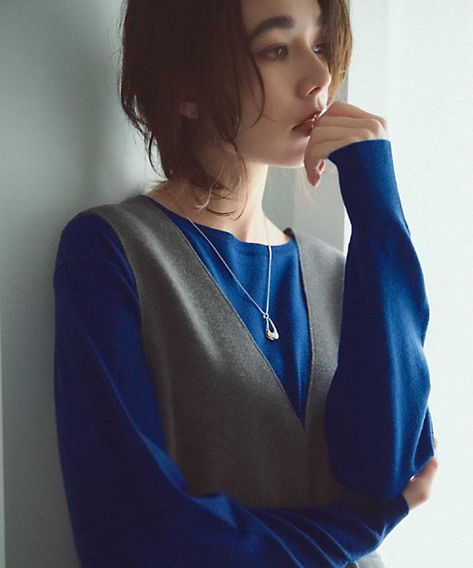 ウールライクジャンパードレス【洗濯機洗い可】（2002545141