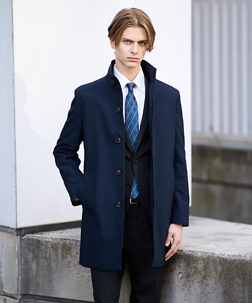 ダウンライナー付き】ドビースタンドカラーコート