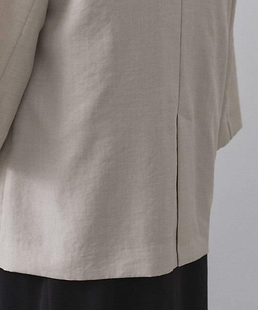 リネンライクダブルジャケット【洗える】（2002546041