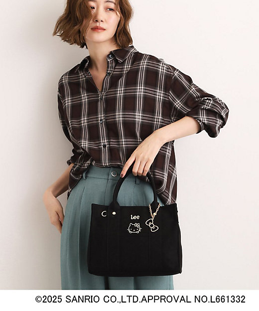 ハローキティ】Lee別注ポケット刺繍スクエアトート