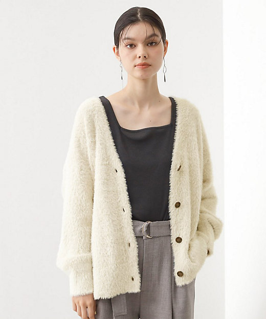 ふわふわあったか】フェザーカーディガン（2002542199