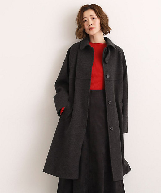 クラシカルな佇まい 大人のステンカラーロングコート