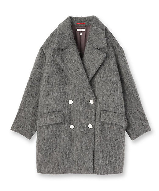 モヘヤ混シャギーチェスターコート（2002554068