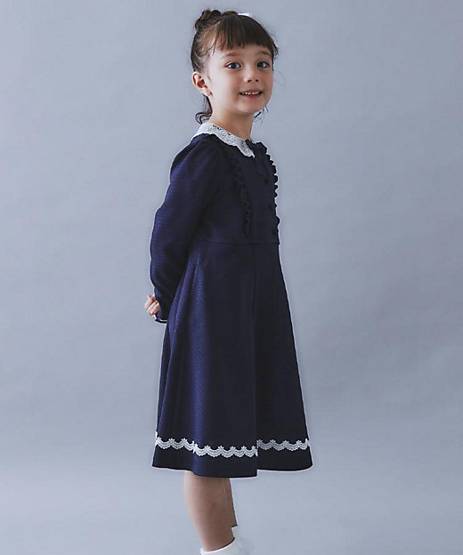 120－130】ネイビーフォーマルワンピース／入園・卒園・入学