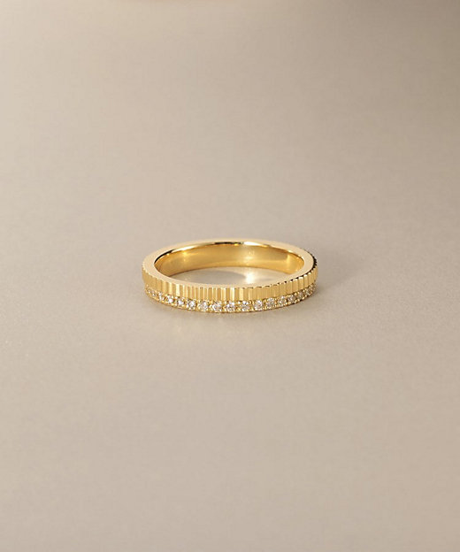 K18ダイヤモンド 縦溝 リング（2002560665） | COCOSHNIK