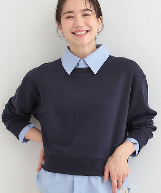 シャツレイヤード風 スウェット（2002592948） | SHOO LA