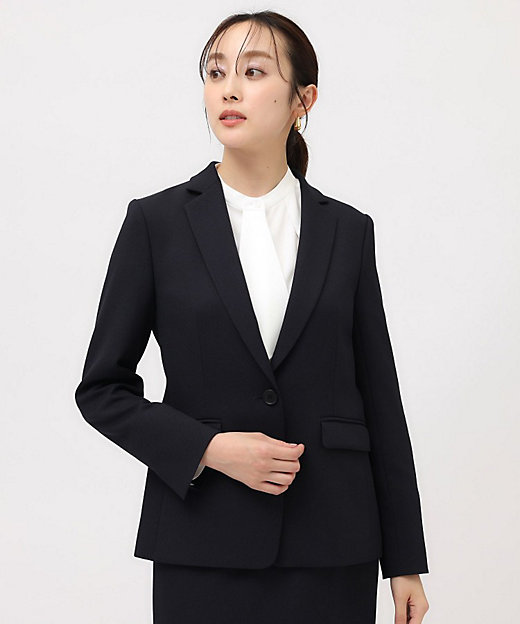 通勤スーツ／入卒／セレモニー】ウーステッドカルゼ テーラード