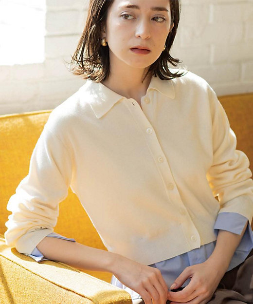 ポロ衿シャツドッキングニット【洗濯機OK】（2002601665