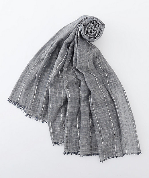 ドイツ／bugatti×V．FRAAS】スラブストライプ ストール