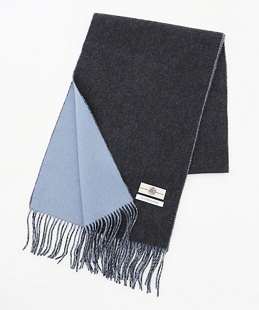 リバーシブル カシミヤマフラー 無地×無地（AA1LCS0410