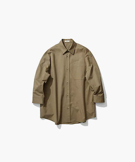 ORGANIC COTTON TWILL ｜ オーバーサイズシャツ