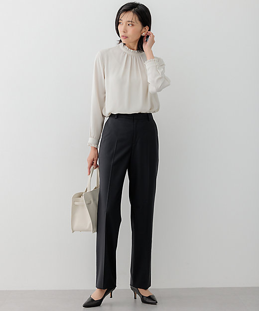 吸水速乾／UVケア／防シワ性】バックサテンアムンゼン スタンド