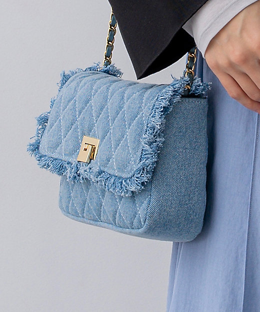 デニムフリンジ ショルダーバッグ（BO3DLS0205） | 23区