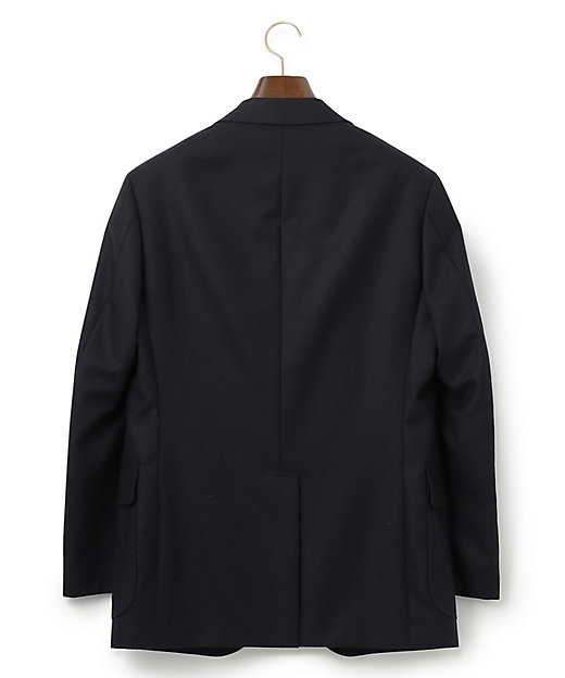KING SIZE】【定番】ペピンメリノサキソニー 紺ブレザー ／ 総