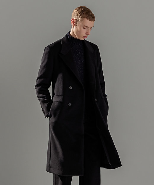 希少サイズXL】エーボンハウス ダブルチェスターコート カシミヤ