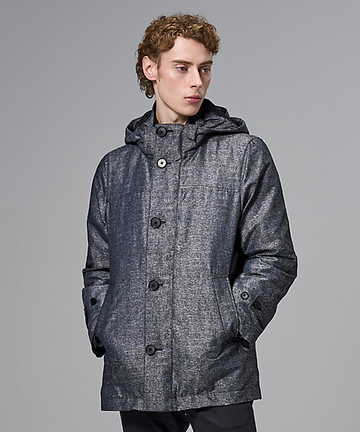 新素材【4WAY】ライトラスターシャンブレー ダウンコート