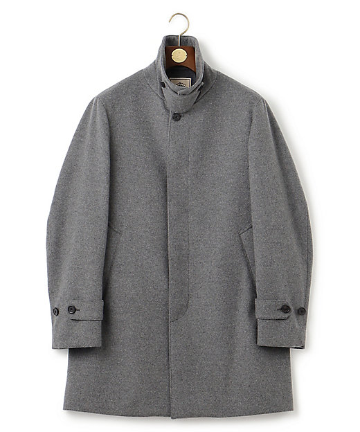 定番】ウールカシミヤビーバーステンカラーコート