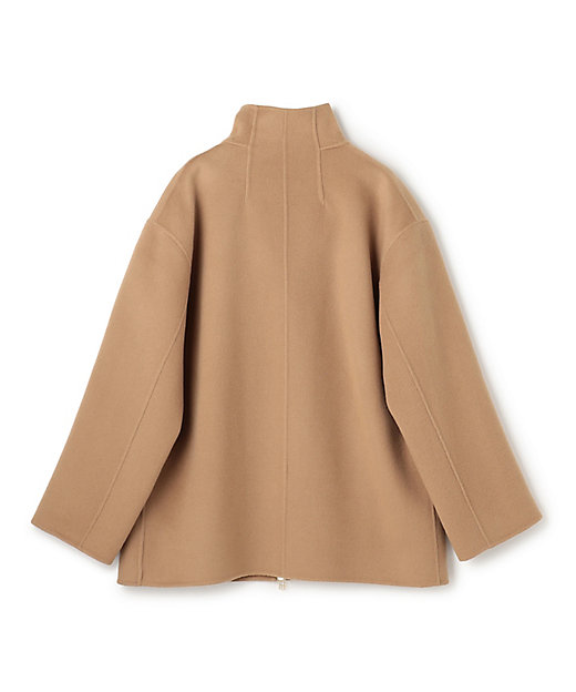 ZION ／ ウールスタンドカラーショートコート