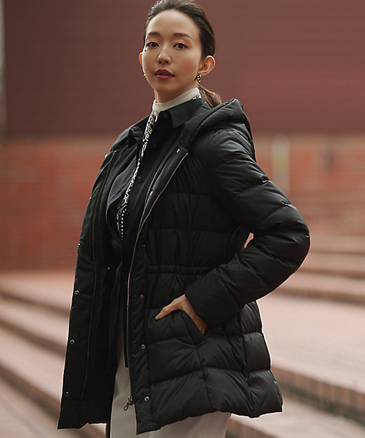 VERY掲載／新色追加】シレータフタ ミドル丈 ダウンコート