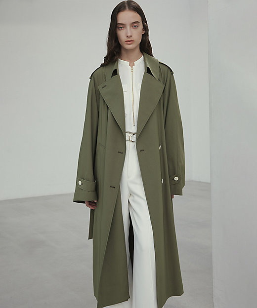 IBERIS ／ オーバーサイズトレンチコート（CMCWGS0101