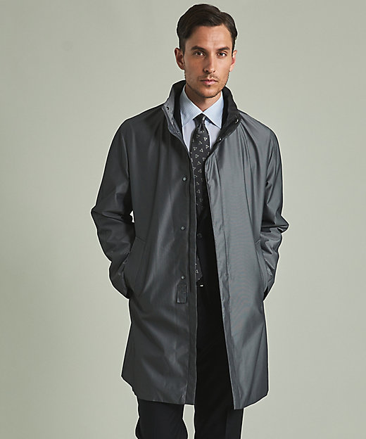 ラスタードビーメモリーラミネーションコート＿スタンドカラー（23年