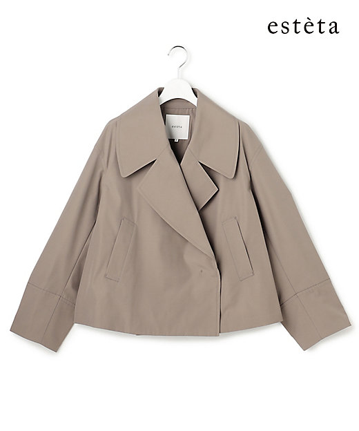エステータ】ウールミックスクロス ショートジャケット