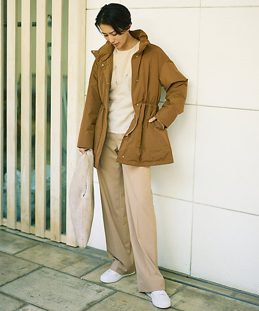 カタログ掲載】マイクロタッサーダウンスタンドカラー コート