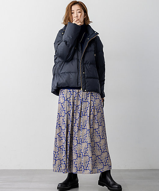 滝沢眞規子さん着用／VERY掲載】シレータフタ コンパクト ダウン