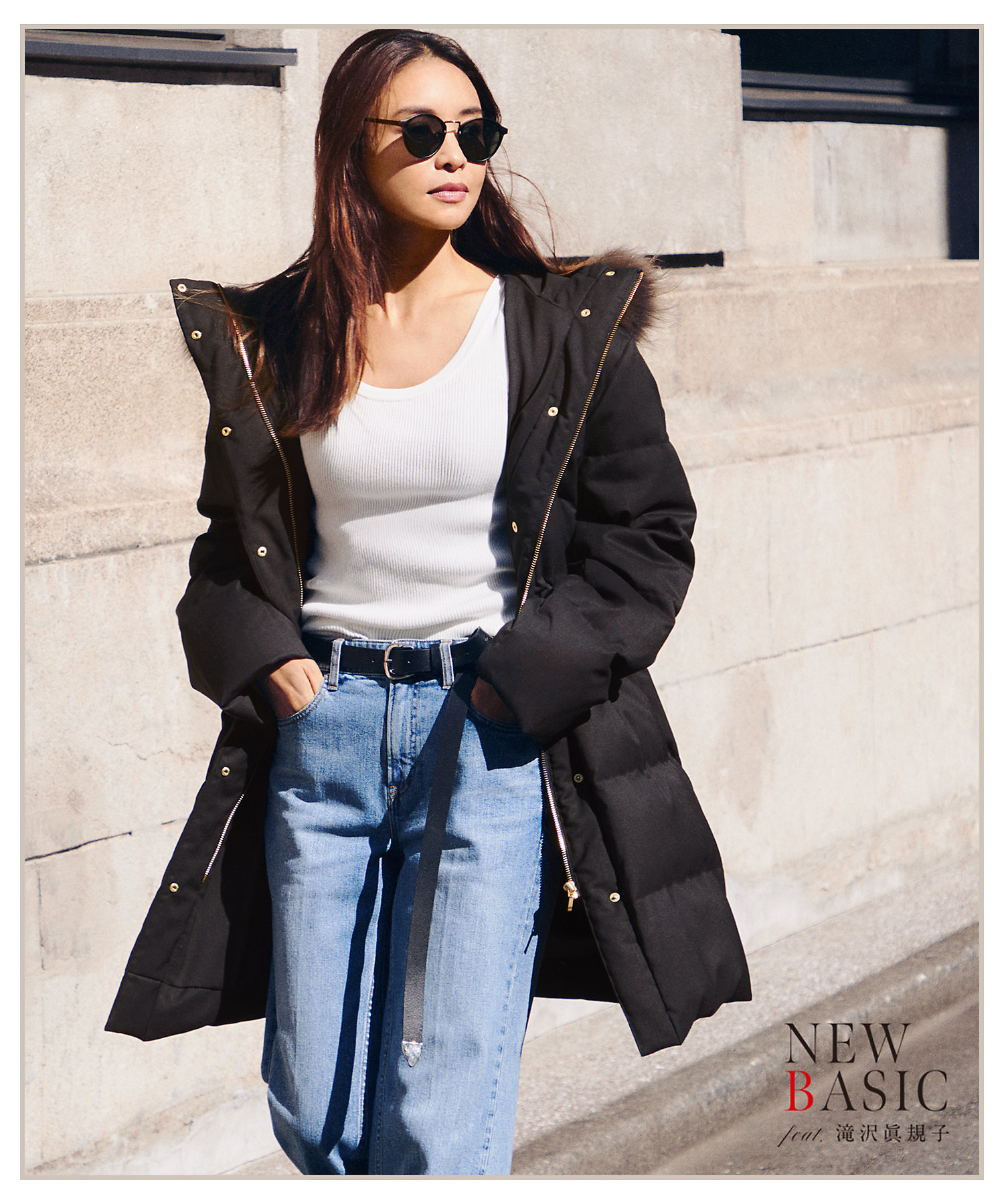 滝沢眞規子さん着用】リュクス ダウンコート（CMWSSW0513