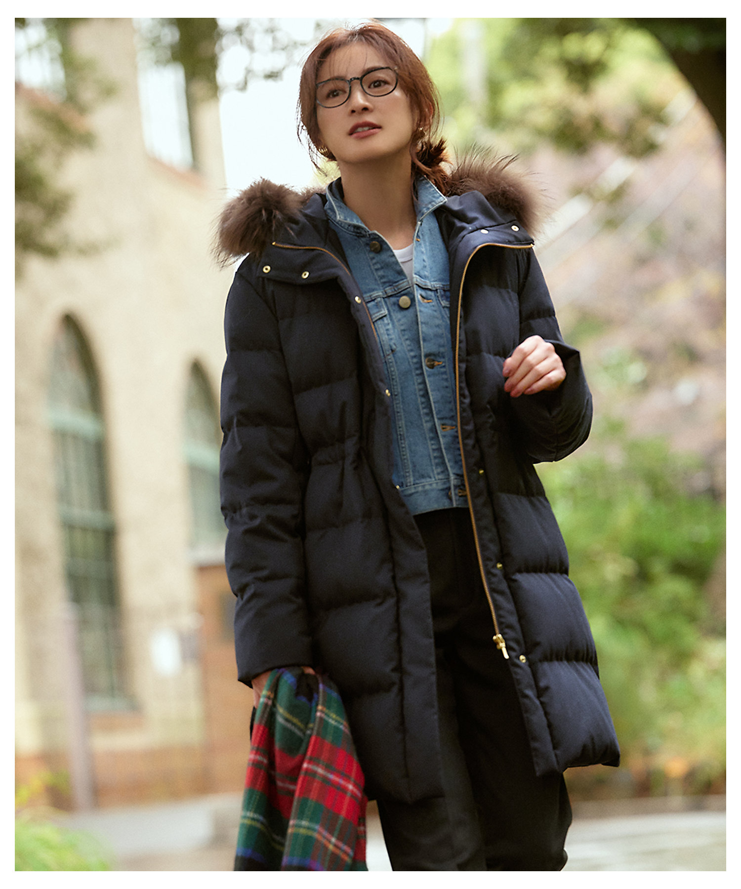 滝沢眞規子さん着用】リュクス ダウンコート（CMWSSW0513