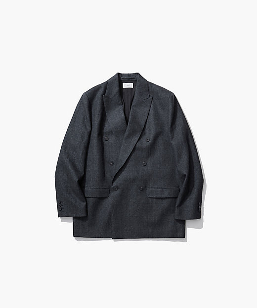 LINEN WOOL TWILL ｜ ダブルジャケット