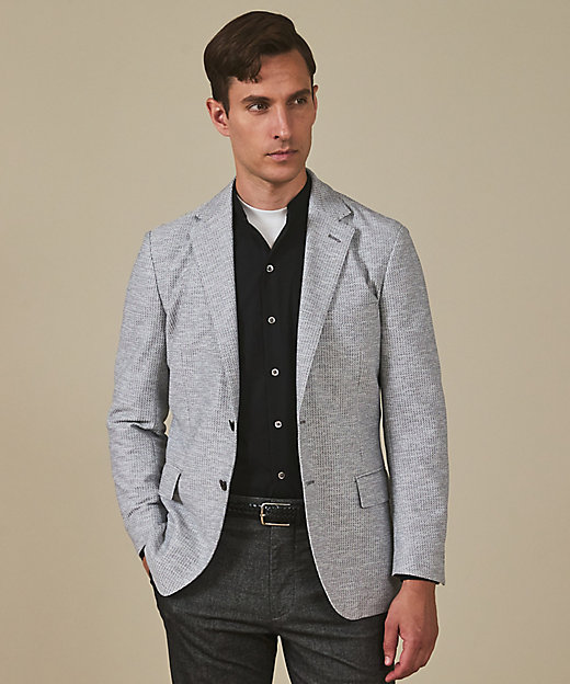 カーディガンジャケット秋冬版【洗える／シワになりにくい／ストレッチ