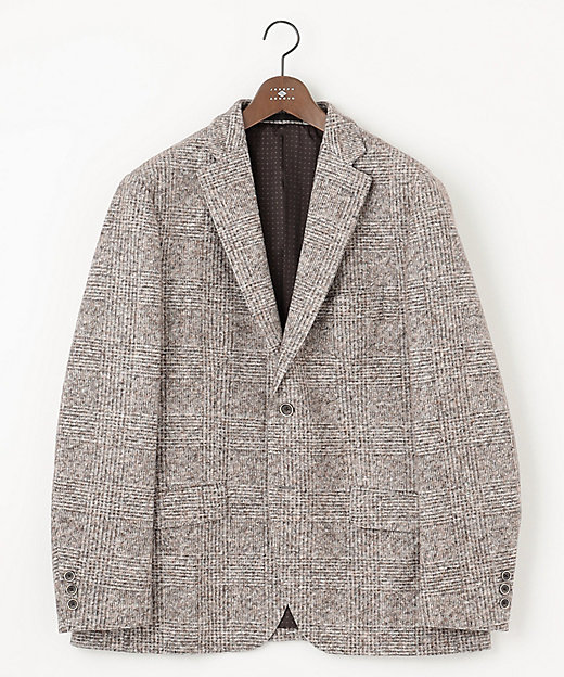 キングサイズ・ストレッチ／イタリア素材／軽量】スライバーチェック