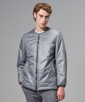 新素材【アウタードッキング対応】ラインアートジャカード ブルゾン