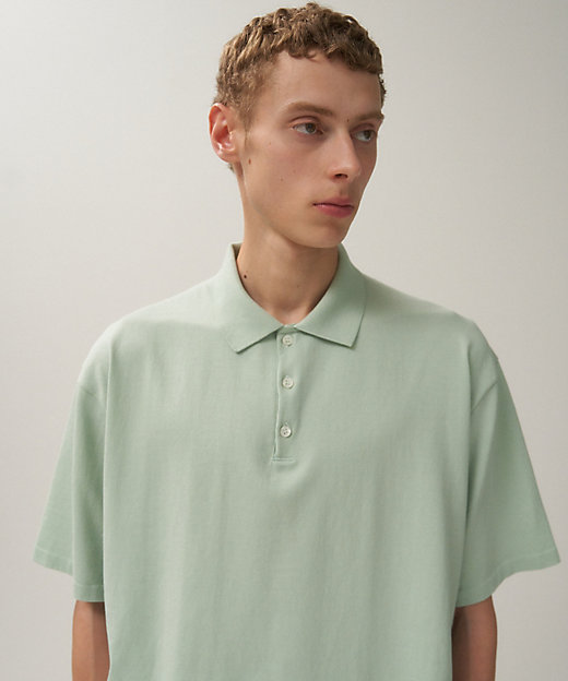 FRESCA KNIT ｜ ハーフスリーブポロセーター