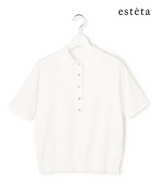 美品】25ss h beauty&youth cotton polo knit H BEAUTY&YOUTH UNITED